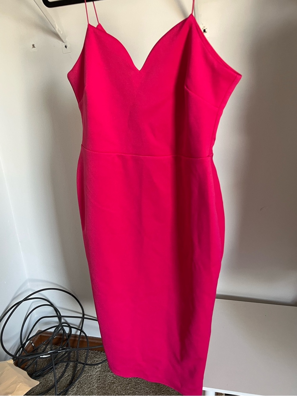 ASOS Hot Pink Dress - Picture 3 of 4